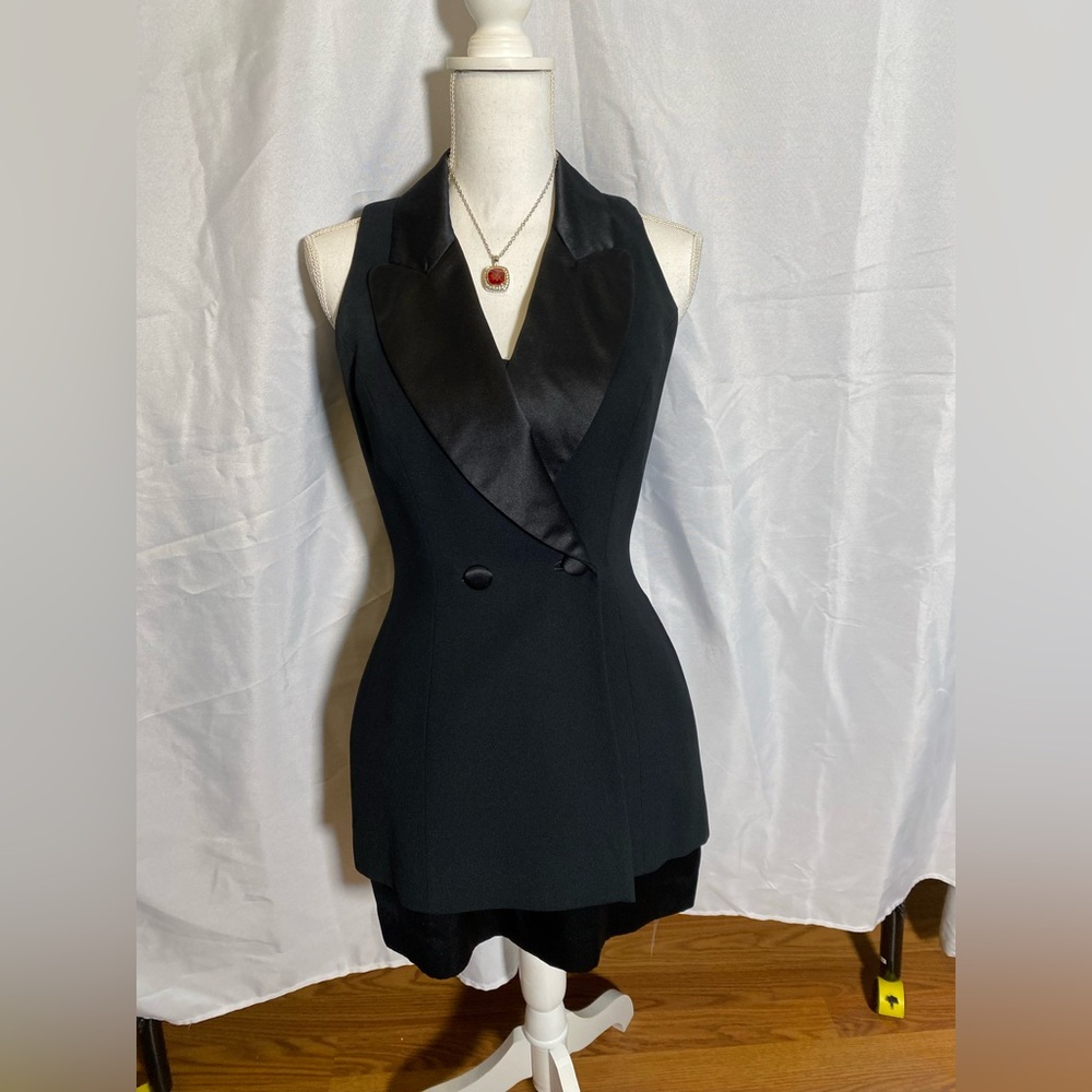 🔥EUC ANN TIJAN KENAR COCKTAIL MINI DRESS